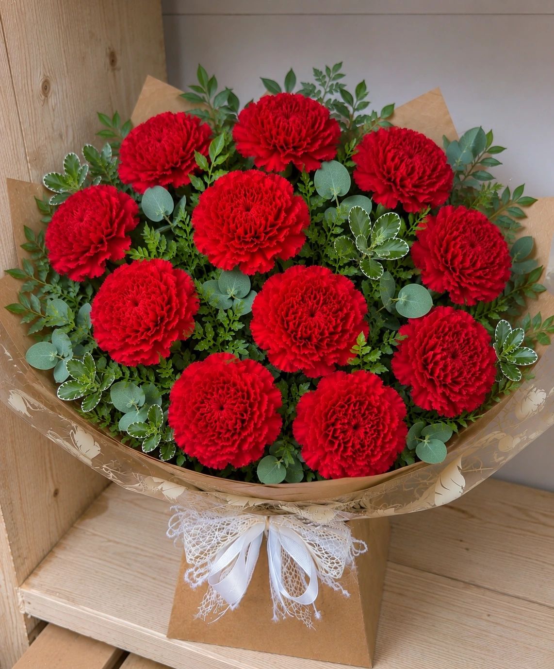 Hand-Tied Carnations