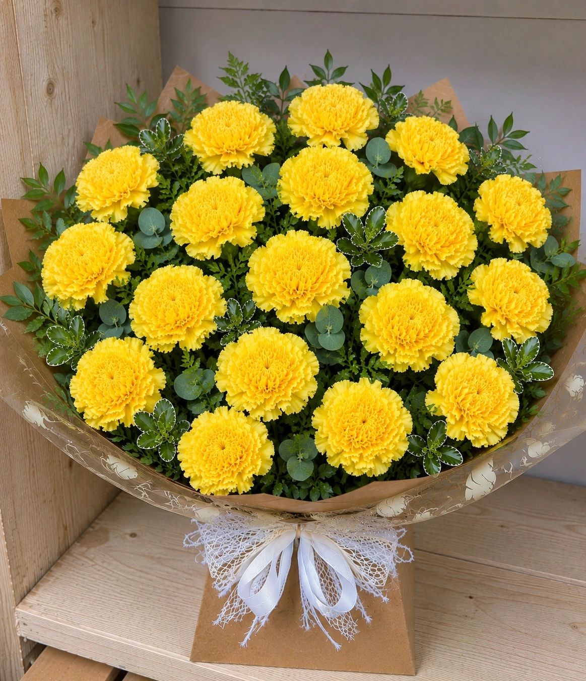 Hand-Tied Carnations