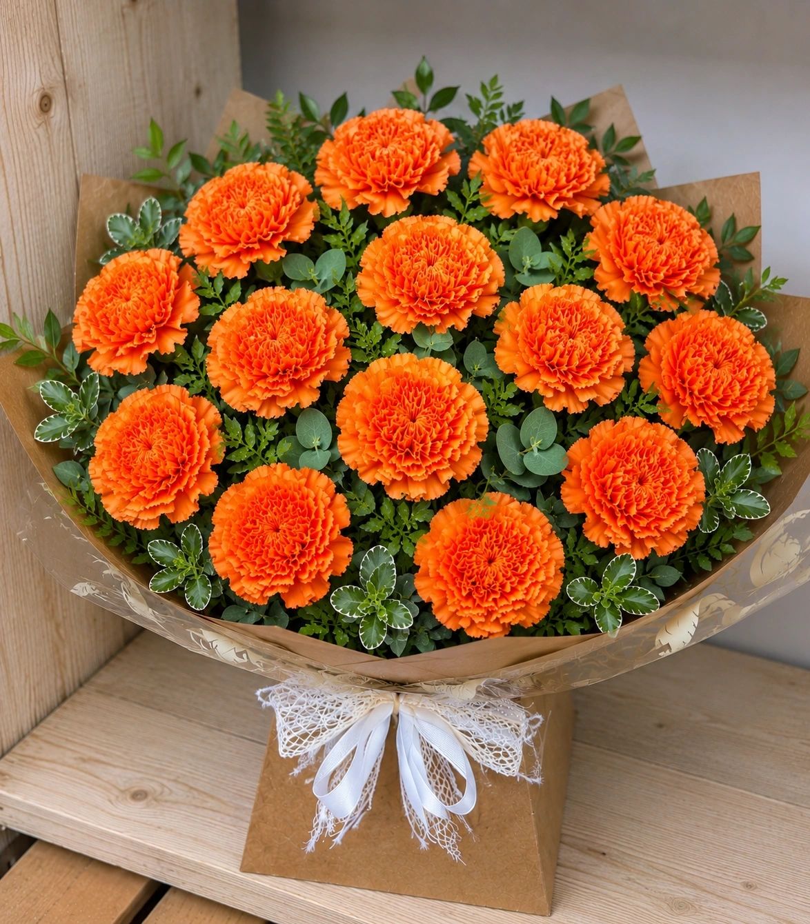 Hand-Tied Carnations