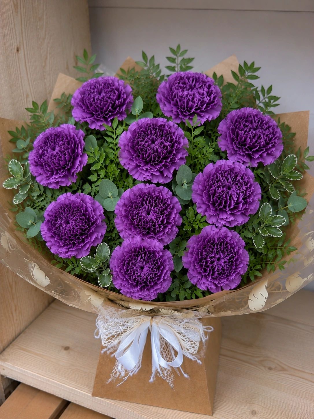Hand-Tied Carnations