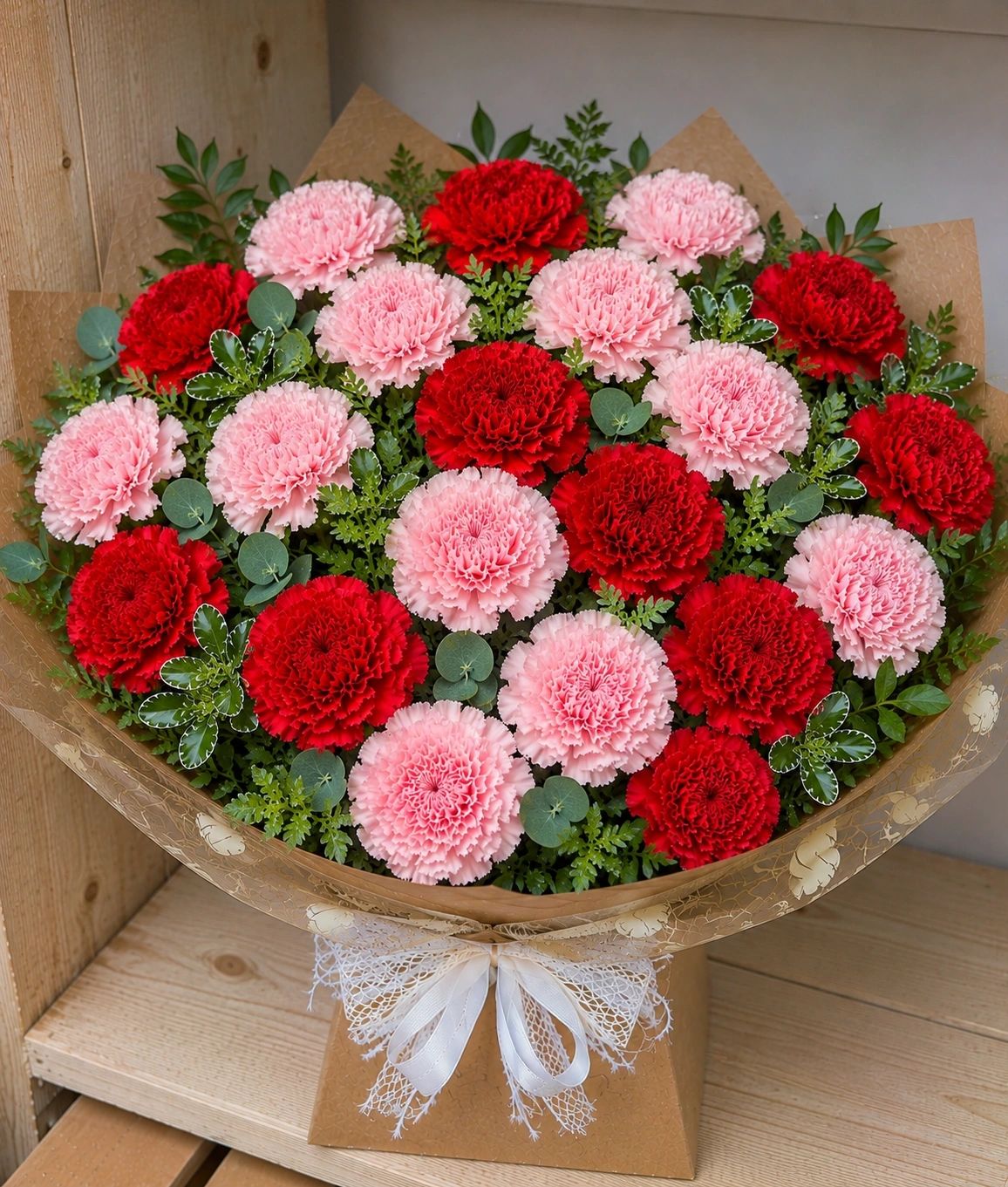 Hand-Tied Carnations