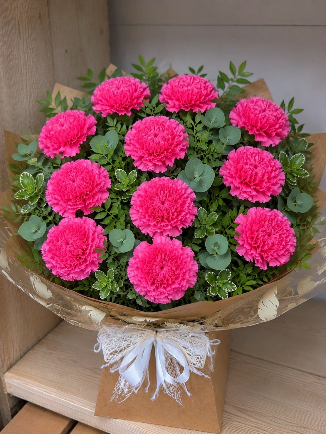 Hand-Tied Carnations