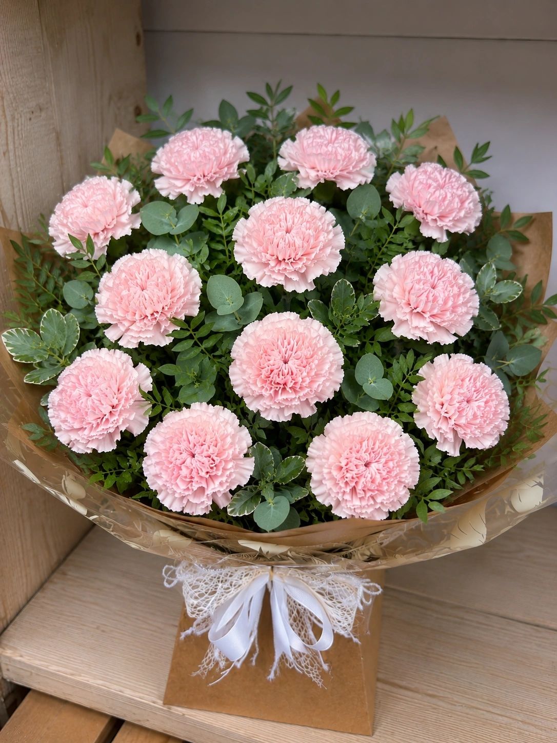 Hand-Tied Carnations