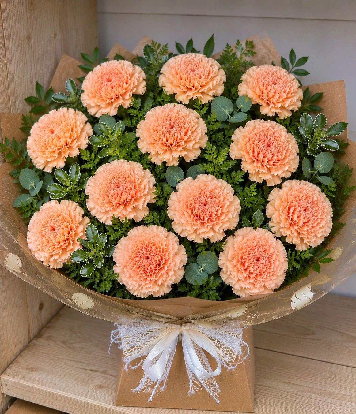 Hand-Tied Carnations